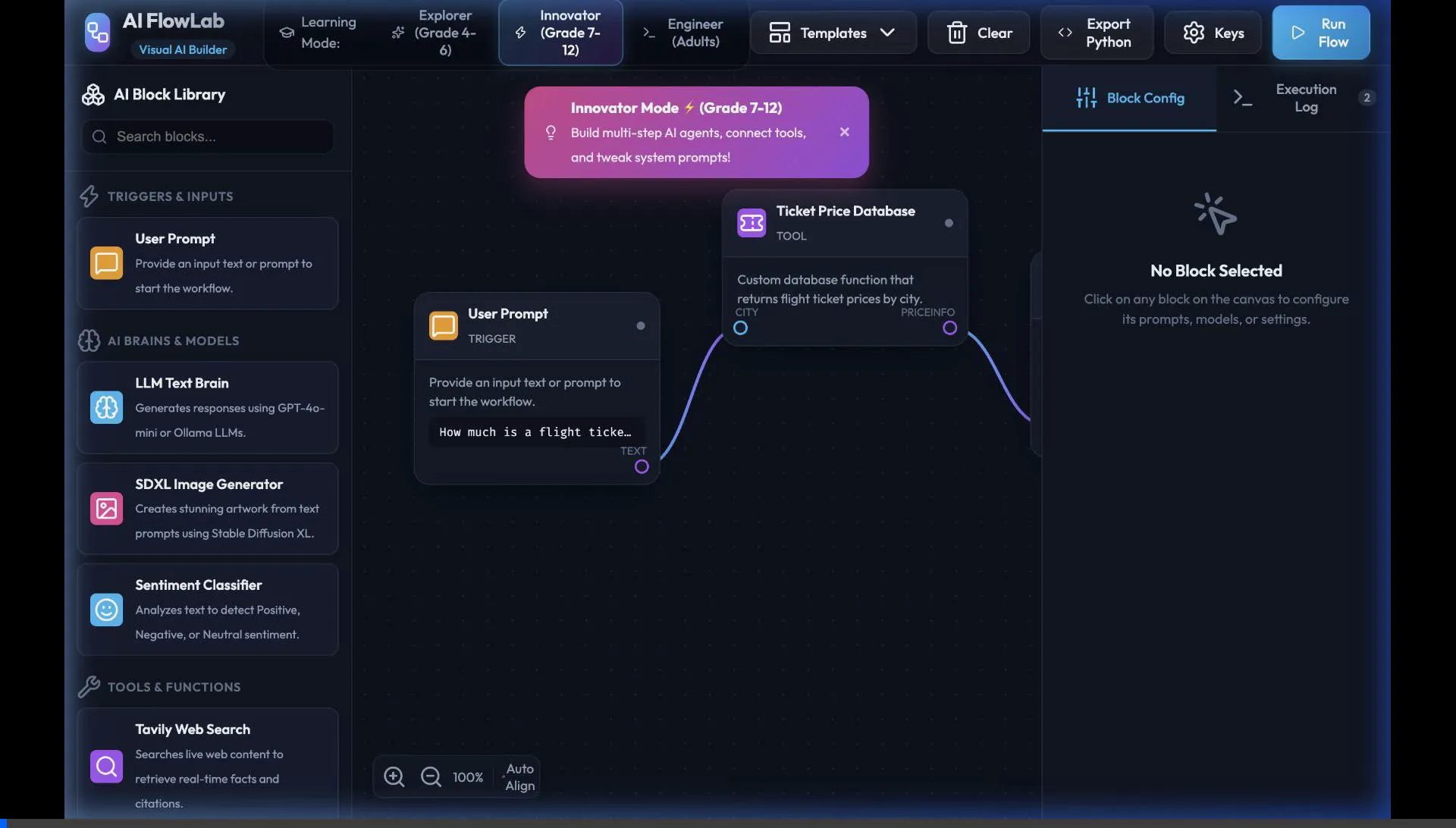 AI FlowLab Video Tutorial Demo